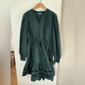 Draper James Green check mini Dress size 1x